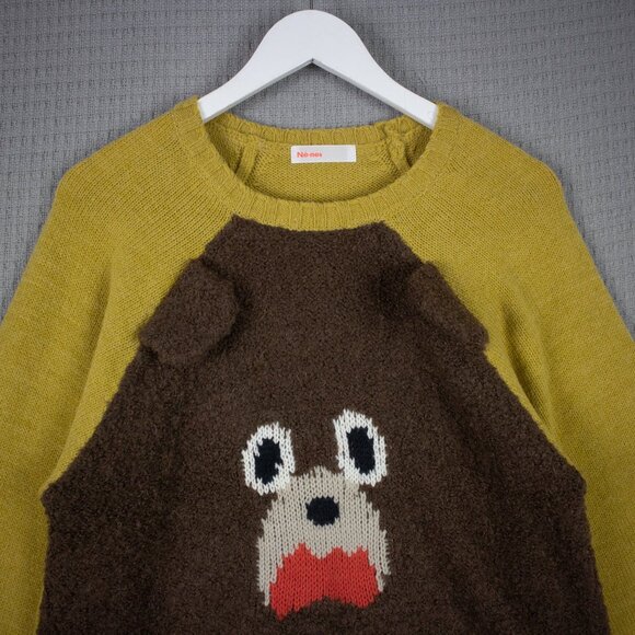 Ne-net Bear Knit Sweater / Medium - Picture 3 of 7